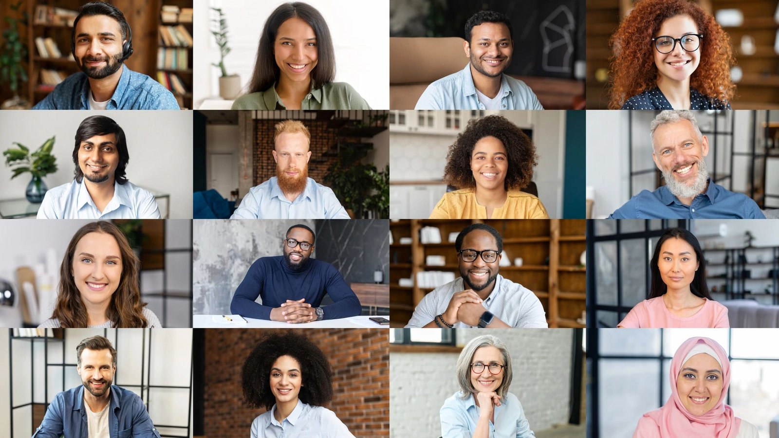 diverse educators teaching online